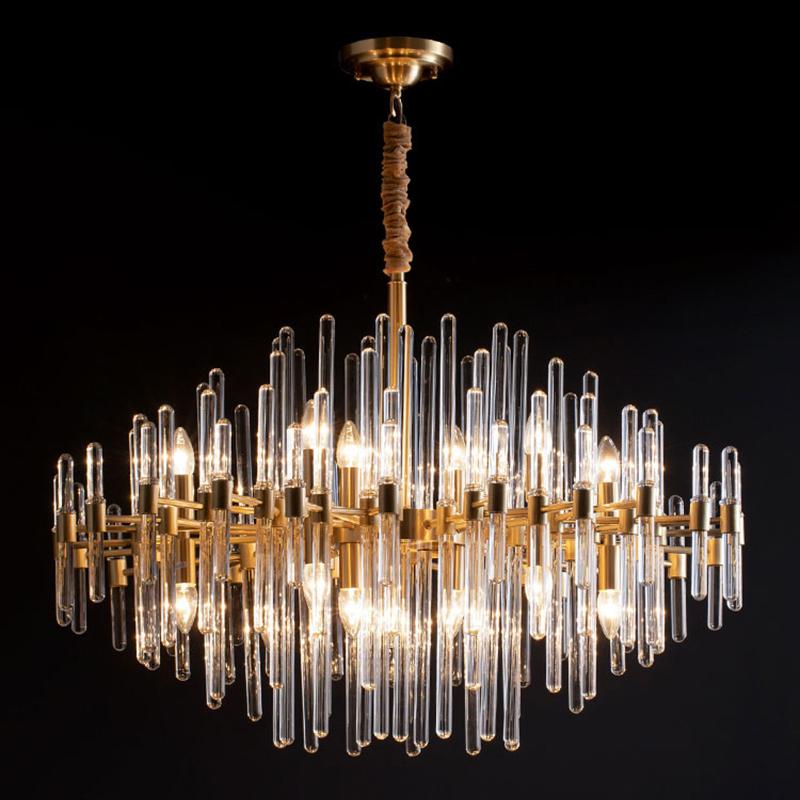 modern-antique-brass-starburst-chandelier-with-clear-crystal-glass-rods