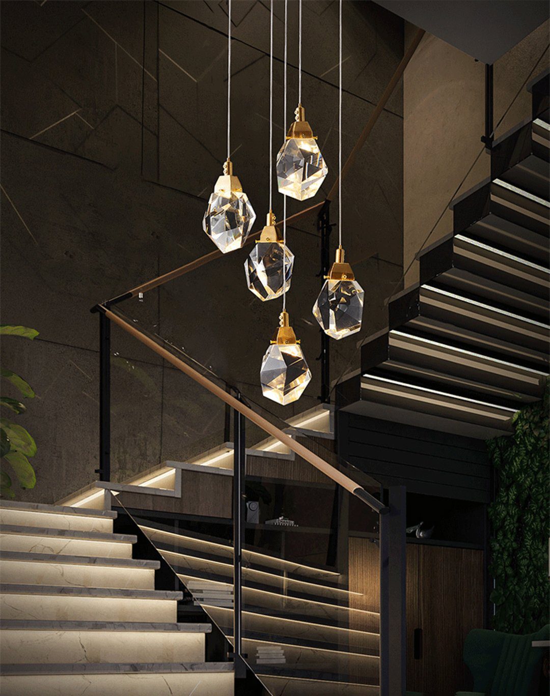elegant-crystal-glass-led-pendant-lamp-with-brass-hardware-for-modern-dining-rooms
