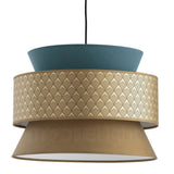 woven-rattan-cane-and-linen-pendant-light-vintage-style-suspended-ceiling-fixture