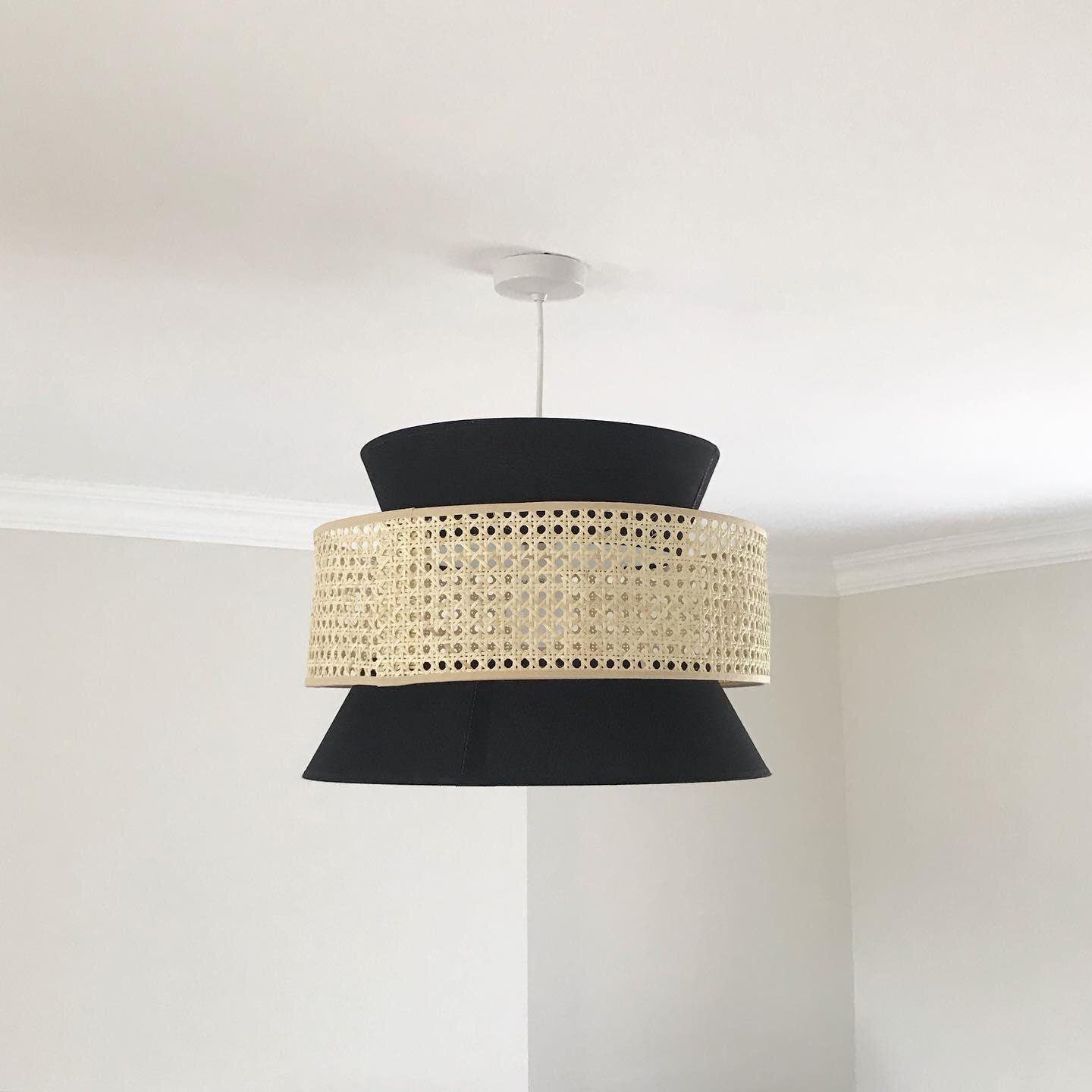 woven-rattan-cane-and-linen-pendant-light-vintage-style-suspended-ceiling-fixture