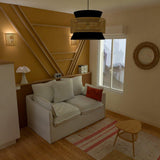 woven-rattan-cane-and-linen-pendant-light-vintage-style-suspended-ceiling-fixture