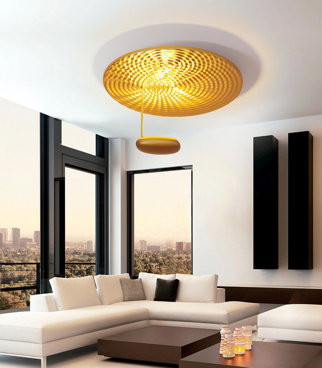 modern-polished-aluminum-droplet-led-ceiling-light-artistic-ripple-flush-mount-fixture