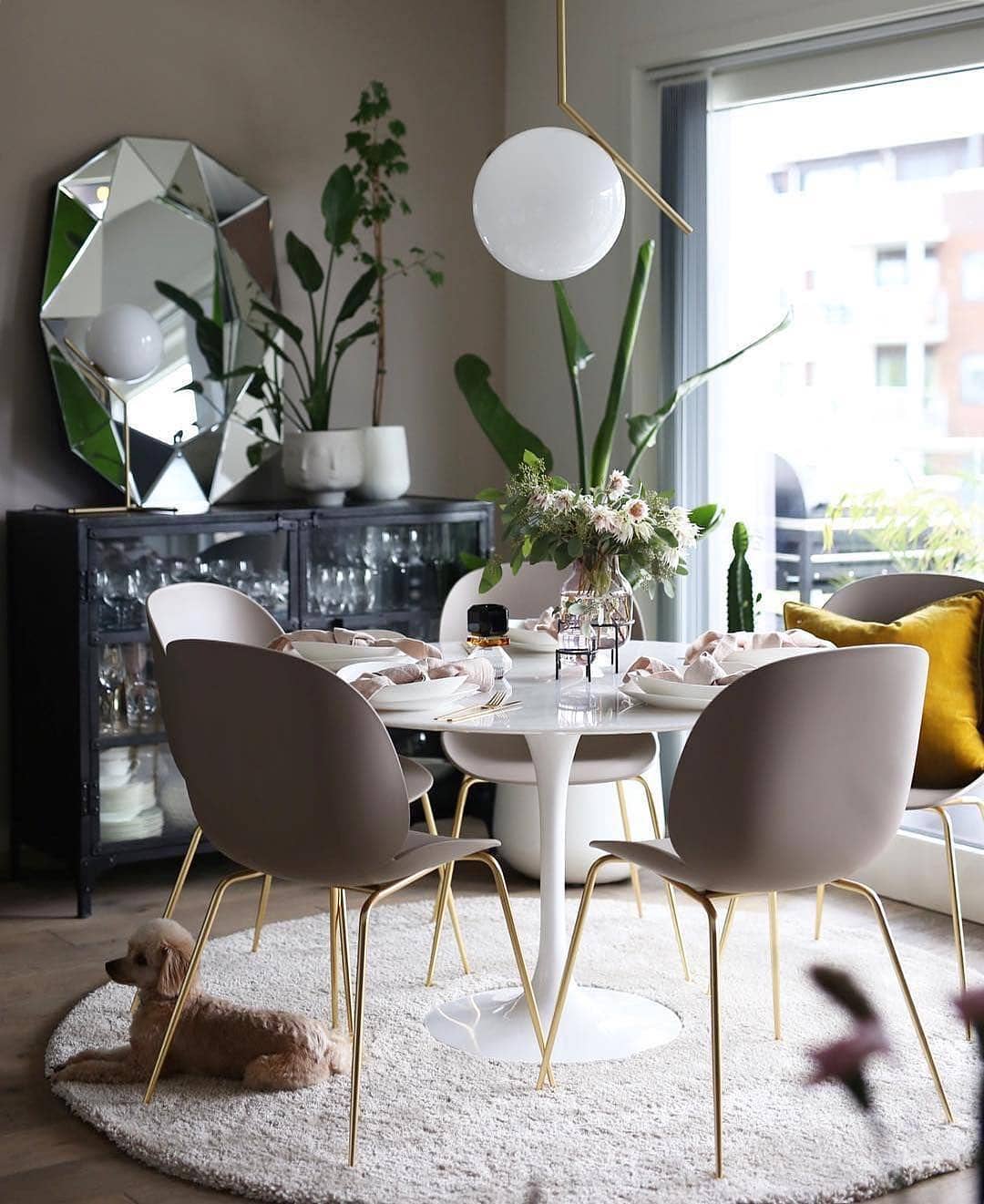 modern-brass-and-opal-glass-globe-pendant-light-minimalist-baton-design-hanging-lamp