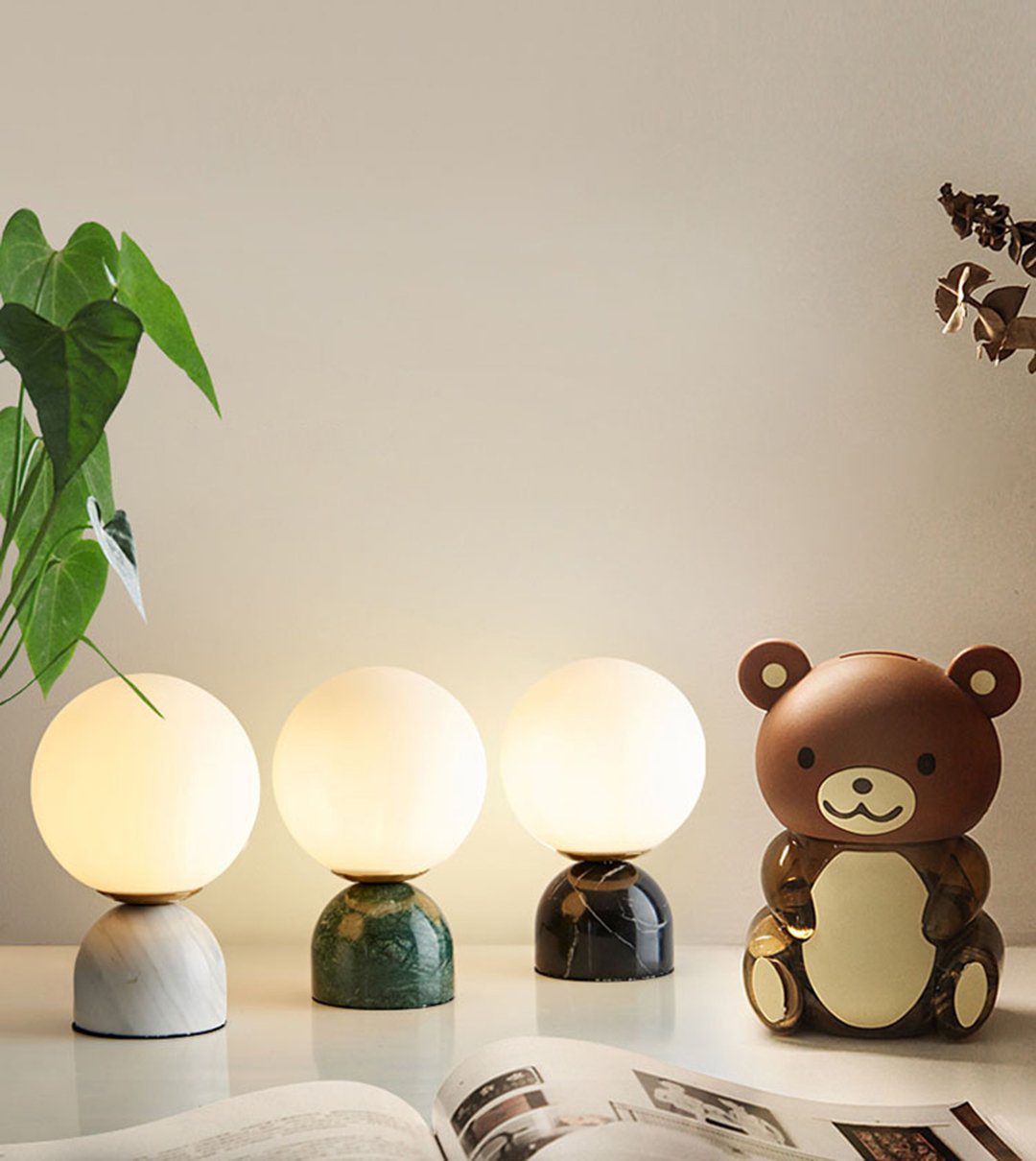 modern-marble-mini-table-lamp-with-frosted-opal-glass-globe-accent-light-for-bedside-and-desk