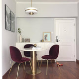 chic-machined-brass-pendant-light-with-opal-glass-globe-for-living-room-and-bedroom