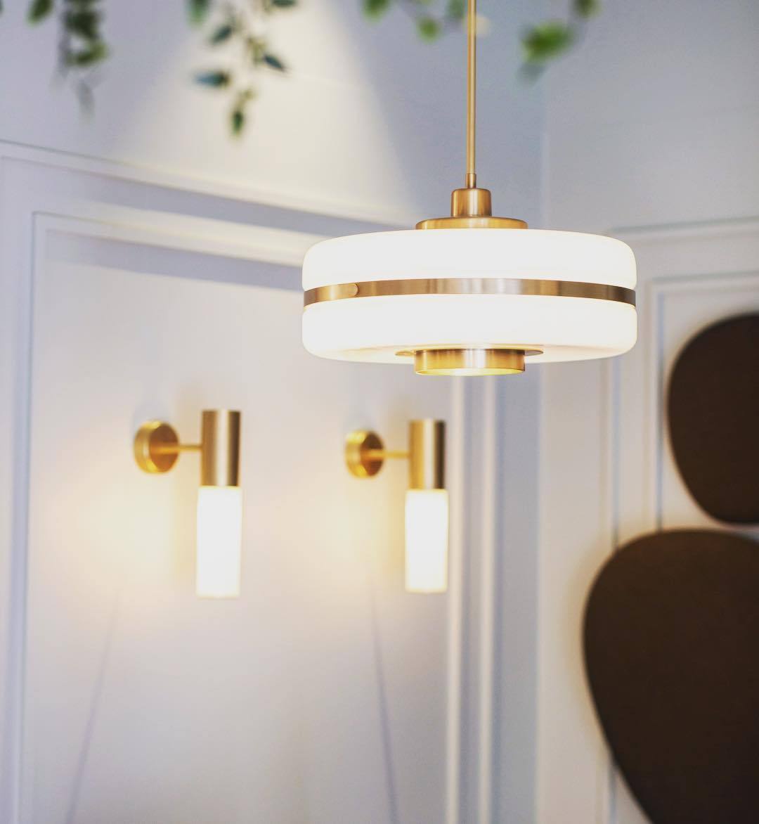chic-machined-brass-pendant-light-with-opal-glass-globe-for-living-room-and-bedroom