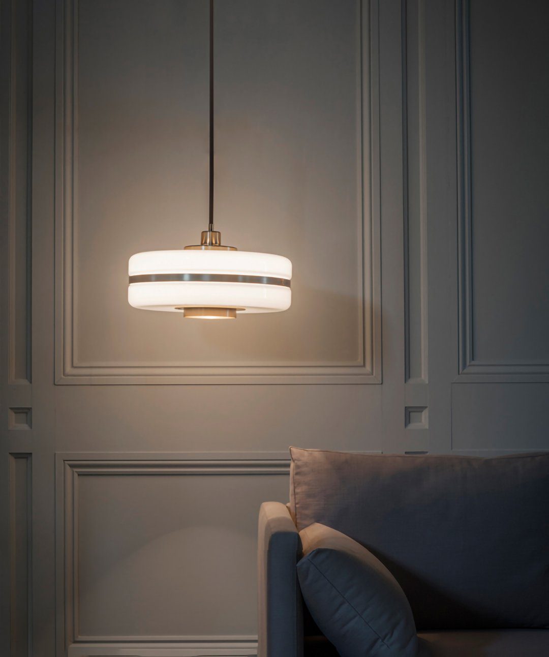 chic-machined-brass-pendant-light-with-opal-glass-globe-for-living-room-and-bedroom