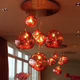 contemporary-melt-glass-style-lava-pendant-light-unique-mirror-finish-polycarbonate-hanging-lamp