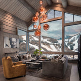 contemporary-melt-glass-style-lava-pendant-light-unique-mirror-finish-polycarbonate-hanging-lamp