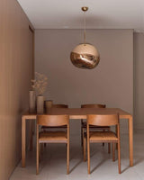 contemporary-melt-glass-style-lava-pendant-light-unique-mirror-finish-polycarbonate-hanging-lamp