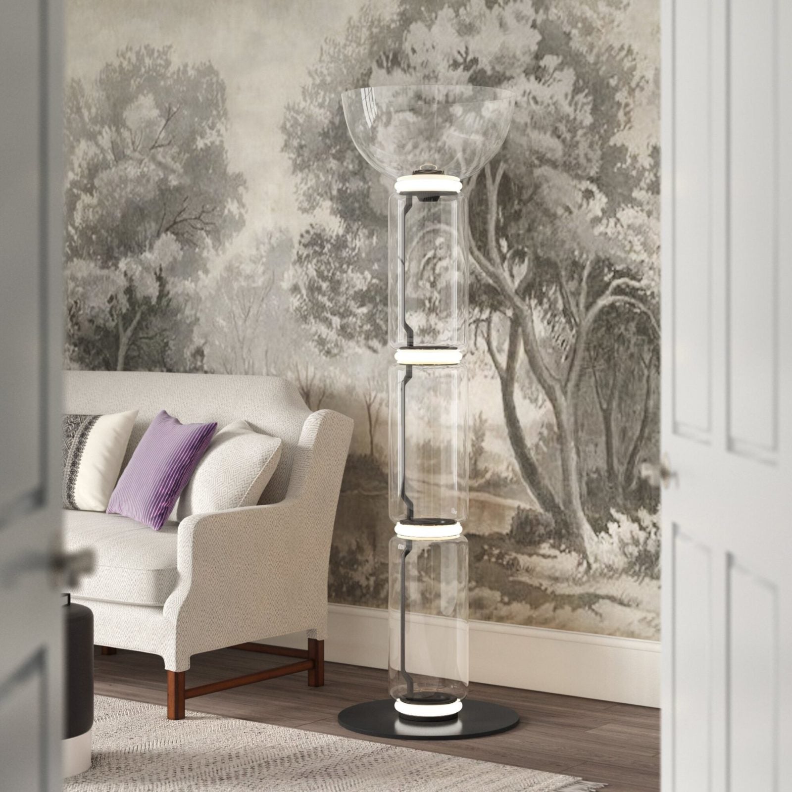 modern-stackable-glass-cylinder-led-floor-lamp-with-minimalist-architectural-design