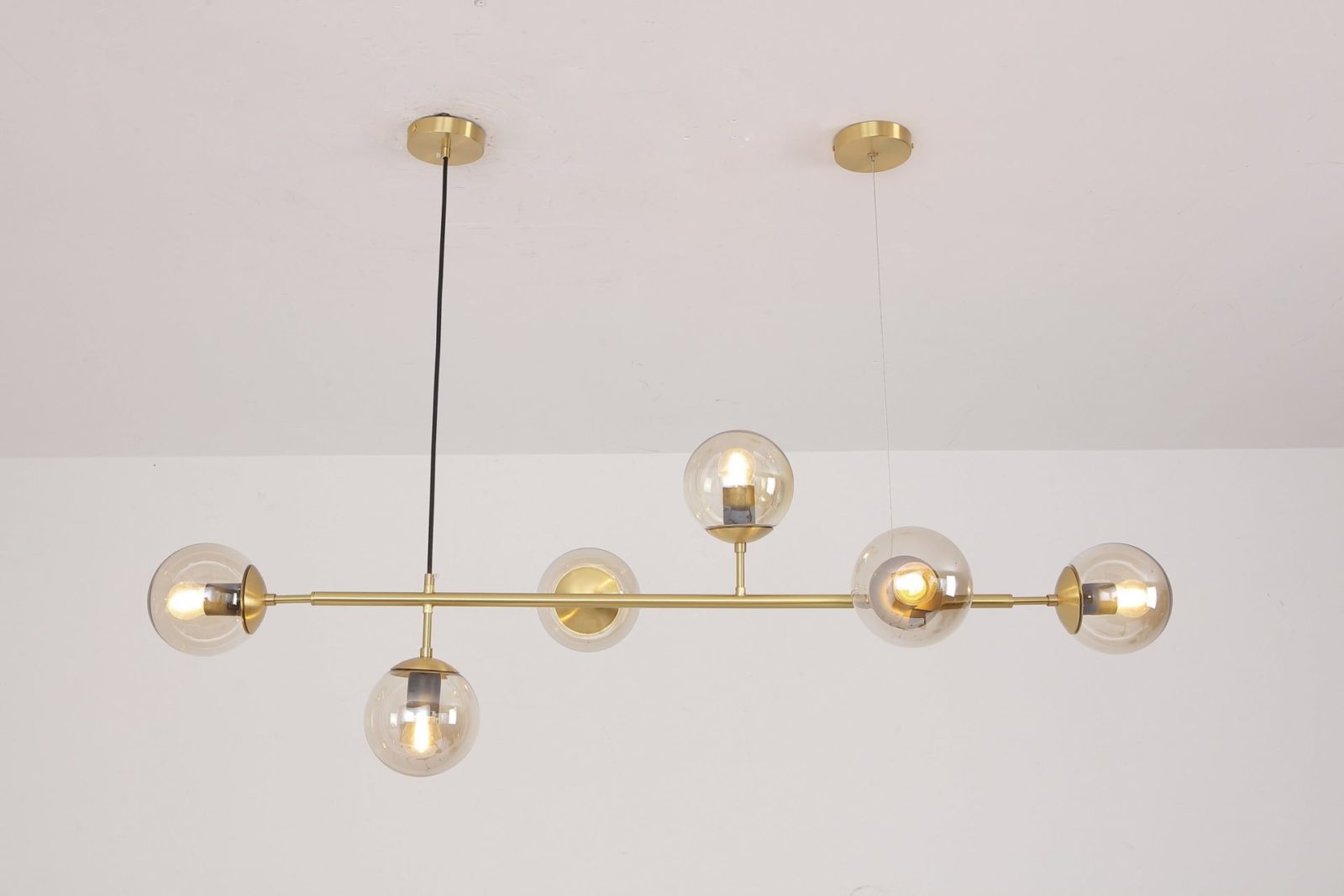 contemporary-multi-glass-globe-pendant-light-with-round-orb-shades-and-polished-brass-frame