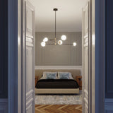 modern-hand-blown-glass-globe-chandelier-with-elegant-brass-and-copper-finishes