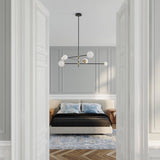 modern-hand-blown-glass-globe-chandelier-with-elegant-brass-and-copper-finishes