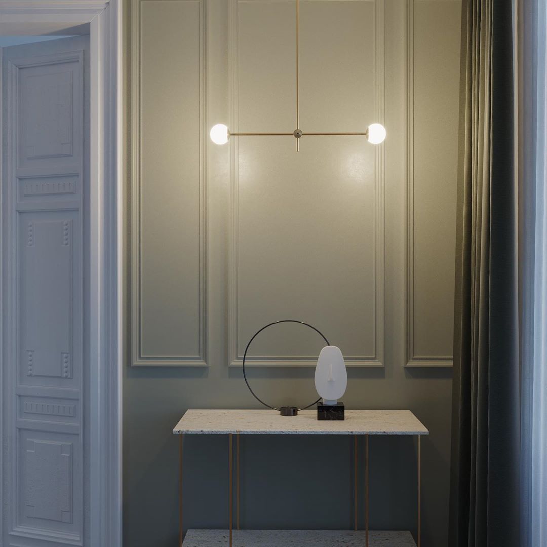 modern-hand-blown-glass-globe-chandelier-with-elegant-brass-and-copper-finishes