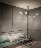 modern-hand-blown-glass-globe-chandelier-with-elegant-brass-and-copper-finishes