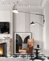 industrial-adjustable-long-arm-wall-sconce-with-rotating-metal-shade-for-indoor-lighting