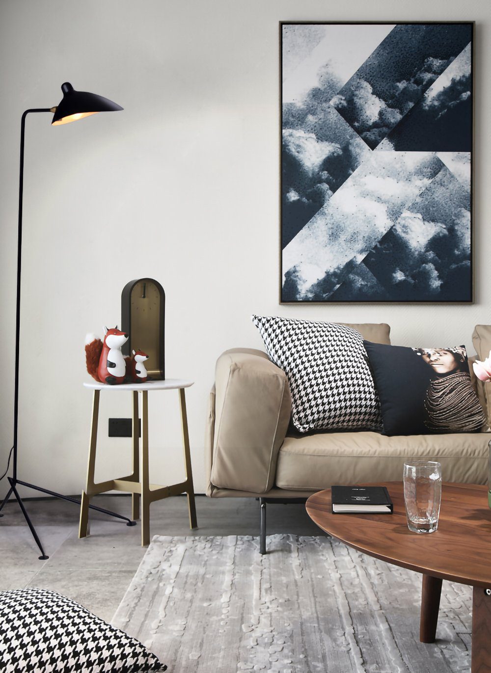 three-arm-rotating-floor-lamp-sculptural-standing-light-in-matte-black-metal