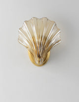 elegant-shell-shaped-brass-and-amber-glass-wall-lamp-for-modern-home-decor