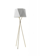 modern-solitaire-tripod-floor-lamp-with-black-polygonal-cloth-shade-and-brass-accents