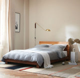 modern-adjustable-swing-arm-wall-lamp-with-dome-shade-and-wood-detail-plug-in-sconce