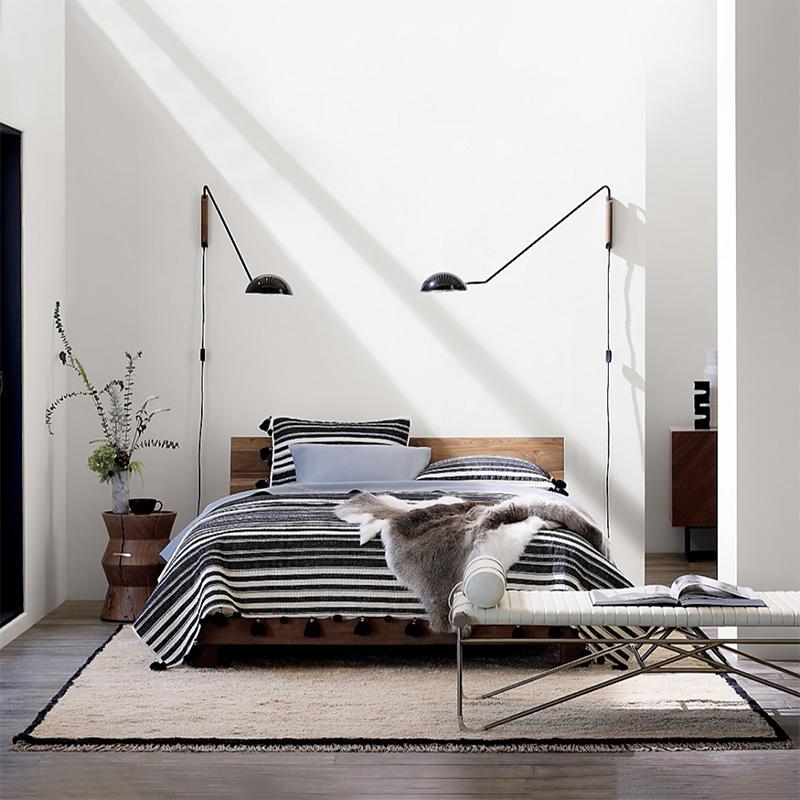 modern-adjustable-swing-arm-wall-lamp-with-dome-shade-and-wood-detail-plug-in-sconce