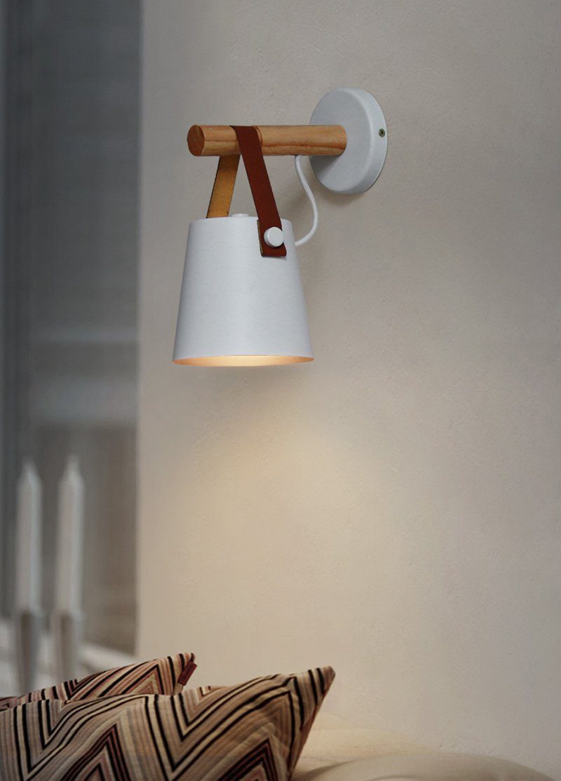 modern-nordic-wooden-led-wall-sconce-with-leather-hanging-strap-and-metal-shade