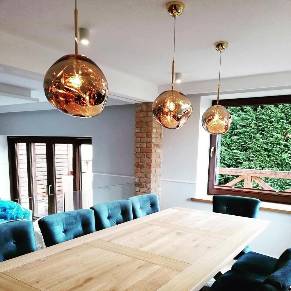contemporary-melt-glass-style-lava-pendant-light-unique-mirror-finish-polycarbonate-hanging-lamp