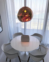 contemporary-melt-glass-style-lava-pendant-light-unique-mirror-finish-polycarbonate-hanging-lamp