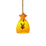 Prosperity Pouch Resin Pendant Light Lucky Money Bag Hanging Lamp for Interior Decor