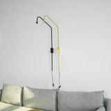 Pureform Geometric LED Wall Sconce Minimalist Indoor Lighting in Gold and Black