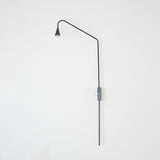 Pureform Geometric LED Wall Sconce Minimalist Indoor Lighting in Gold and Black