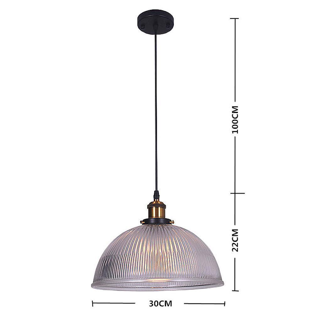 Purple Glass Bowl Pendant Light Vintage Electroplated Metal LED Chandelier