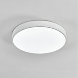 Modern Ultra Thin Round LED Flush Mount Ceiling Light for Contemporary Bedroom and Living Room