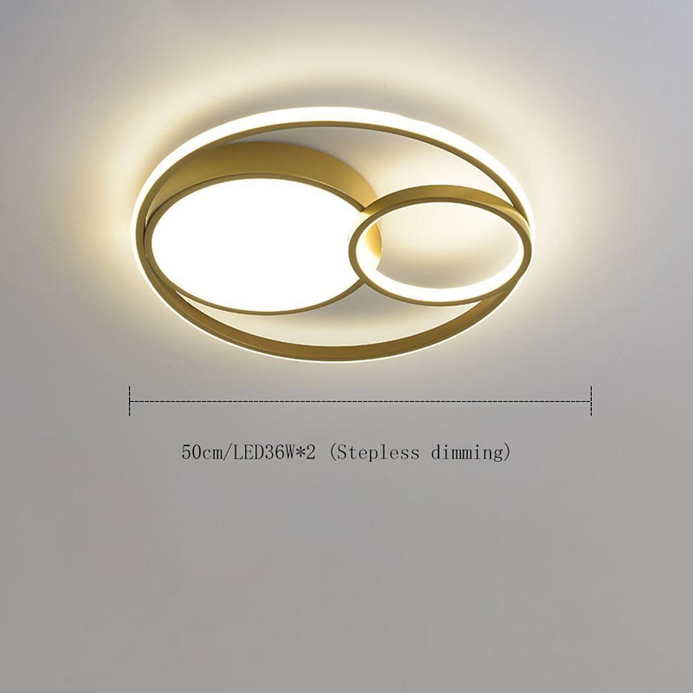 Modern 3 Ring LED Ceiling Lamp Minimalist Acrylic Flush Mount Lighting for Living Room