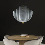 Radiant Wirework LED Pendant Light Mesh Layered Hanging Lamp for Modern Home Decor