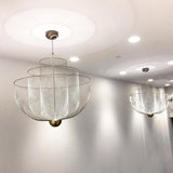 Radiant Wirework LED Pendant Light Mesh Layered Hanging Lamp for Modern Home Decor