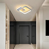 Modern Abstract Overlapping Triangle LED Ceiling Light Geometric Flush Mount Fixture