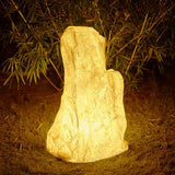 Realistic Resin Rockery Landscape Light Waterproof LED Stone Lawn Lamp for Outdoor Gardens