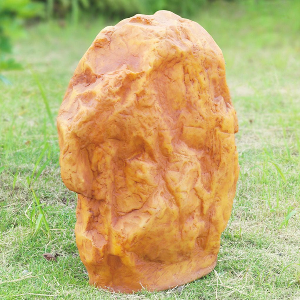 Realistic Resin Rockery Landscape Light Waterproof LED Stone Lawn Lamp for Outdoor Gardens