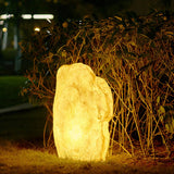 Realistic Resin Rockery Landscape Light Waterproof LED Stone Lawn Lamp for Outdoor Gardens