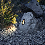 Realistic Resin Stone LED Garden Path Light Waterproof Outdoor Landscape Lamp