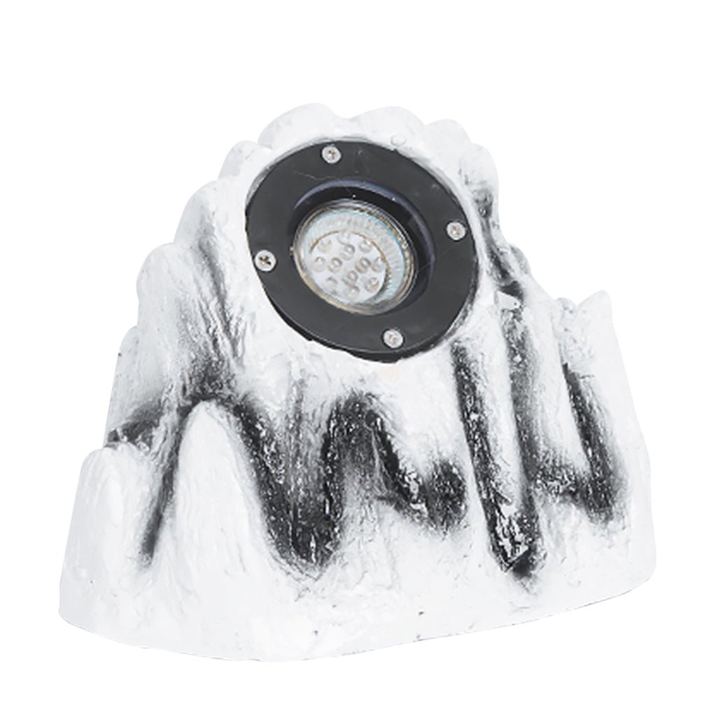 Realistic Resin Stone LED Garden Path Light Waterproof Outdoor Landscape Lamp
