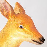 Realistic Sika Deer Resin Outdoor Garden Landscape Light Decorative Animal Sculpture LED Lawn Lamp