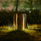 Realistic Tree Stump Outdoor LED Landscape Light Waterproof Garden Path Lighting Decor