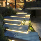 Recessed 24V Flexible LED Strip Lighting 197 Inch Waterproof Tape Light for Deck Step and Stairways
