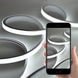 Recessed 24V Flexible LED Strip Lighting 197 Inch Waterproof Tape Light for Deck Step and Stairways
