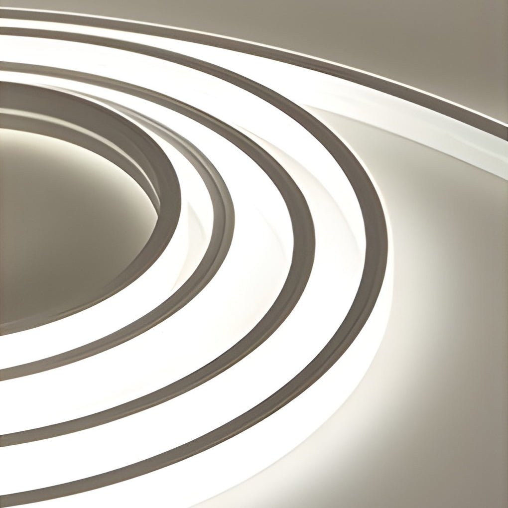 Recessed 24V Flexible LED Strip Lighting 197 Inch Waterproof Tape Light for Deck Step and Stairways
