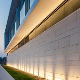 Recessed Outdoor LED Linear Wall Washer Light Waterproof DC24V Exterior Architectural Lighting for Garden