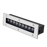 Recessed Outdoor LED Linear Wall Washer Light Waterproof DC24V Exterior Architectural Lighting for Garden